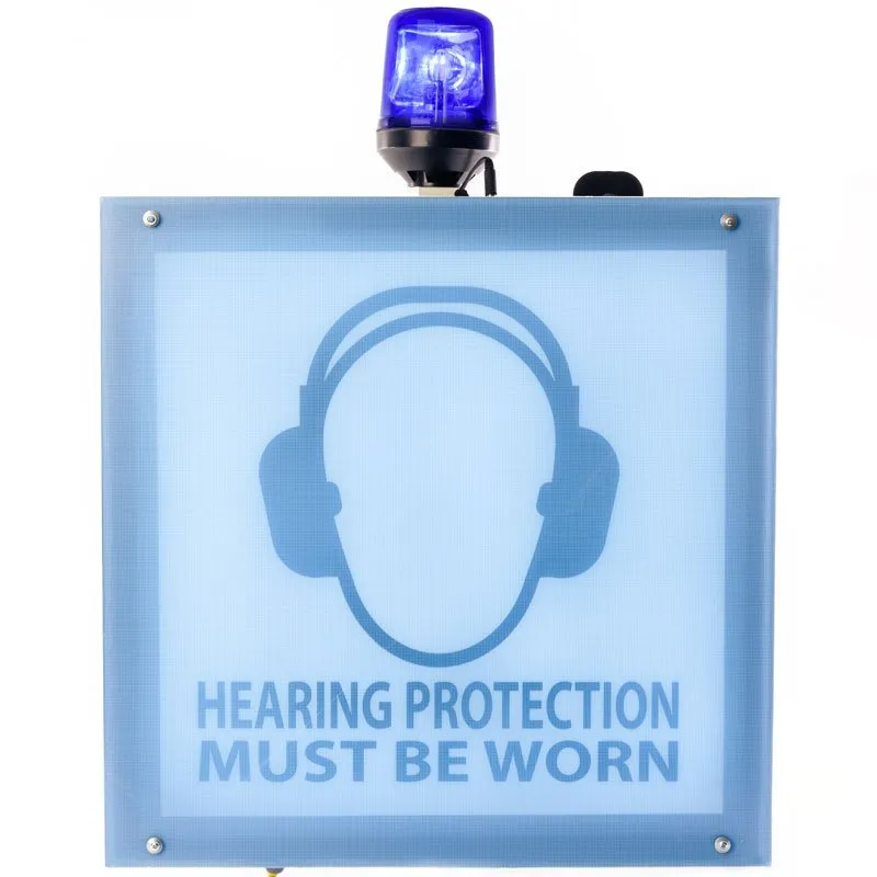 SafeEar MAX XL noise activated hearing safety sign